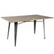 preview thumbnail 6 of 14, Carbon Loft Boyer Industrial Farmhouse 59-inch Dining Table