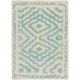 preview thumbnail 28 of 28, Hand-Knotted Katrine Indoor Wool Area Rug Teal/Beige - 2' x 3' - Rectangle