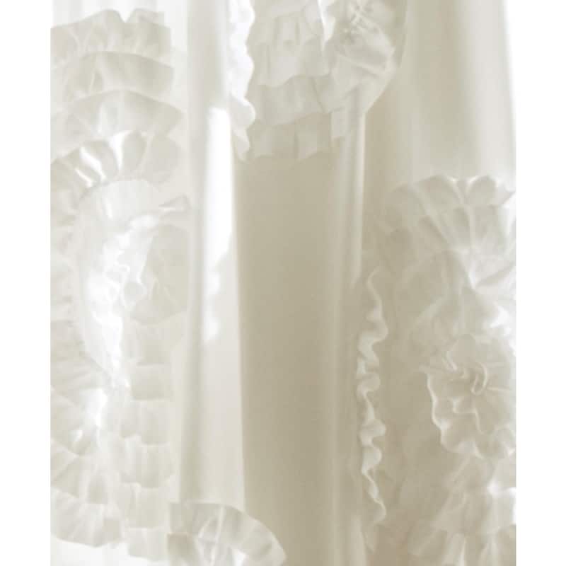Silver Orchid Ince Flora Curtain Panel