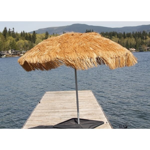 Shop Black Friday Deals On Palapa Tiki 7 6 Patio Umbrella Overstock 9781233 Brown Market Beach Patio