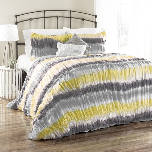 Lush Decor Pebble Creek Tie Dye 5 piece Comforter Set