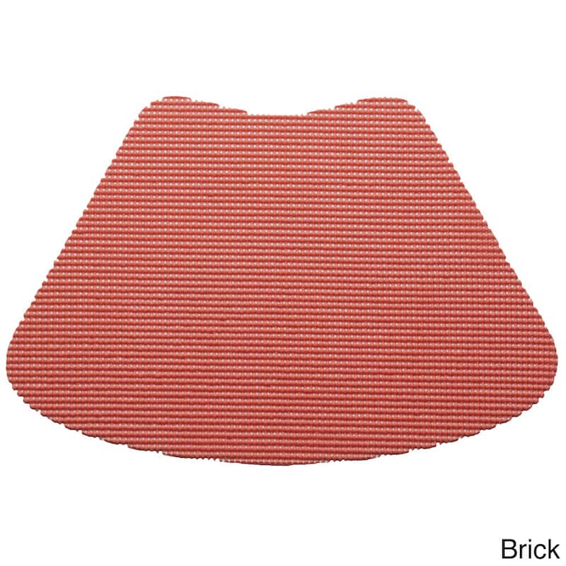 Wedge Fishnet Placemat (Set of 12) - Brick