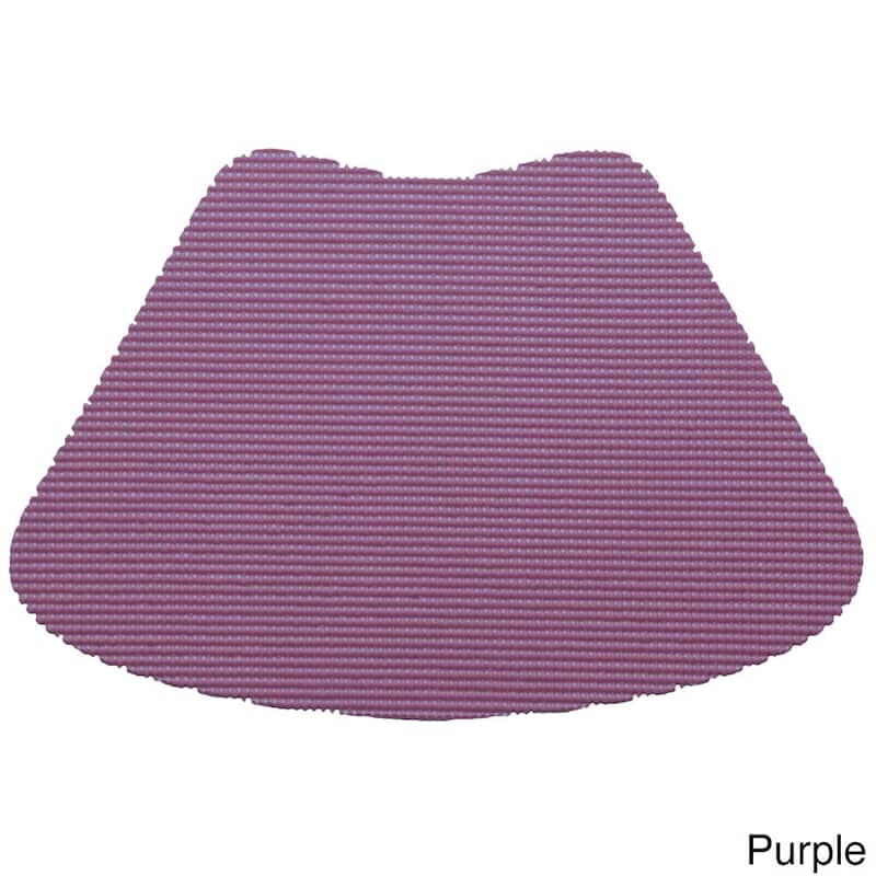 Wedge Fishnet Placemat (Set of 12) - Purple