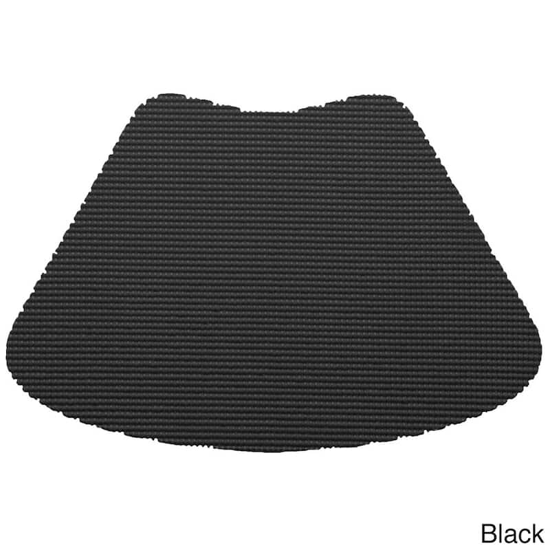 Wedge Fishnet Placemat (Set of 12) - Black