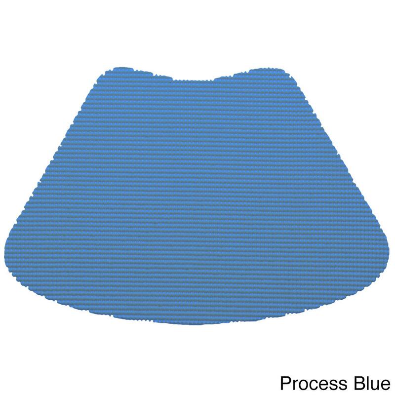 Wedge Fishnet Placemat (Set of 12) - Process Blue