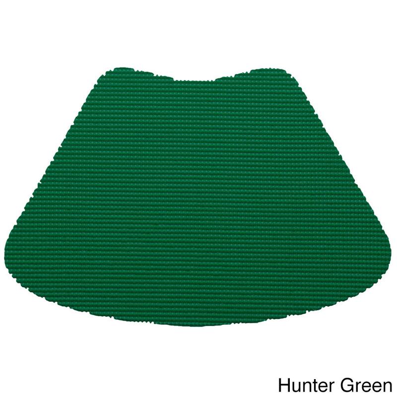 Wedge Fishnet Placemat (Set of 12) - Hunter Green