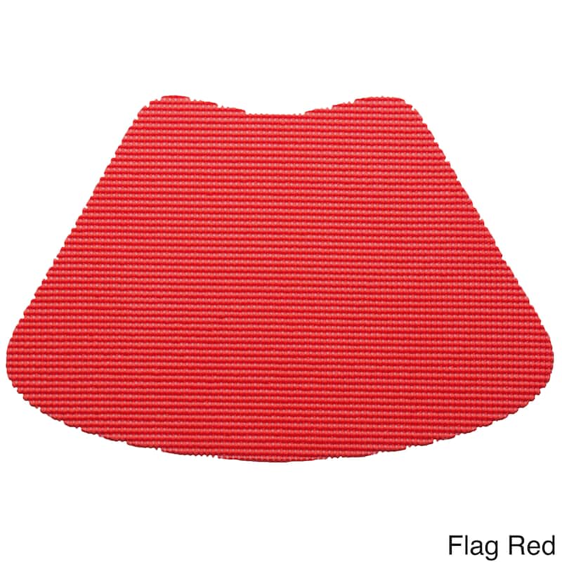 Wedge Fishnet Placemat (Set of 12) - Flag Red