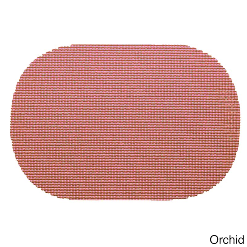 Oval Fishnet Placemat (Set of 12) - Orchid