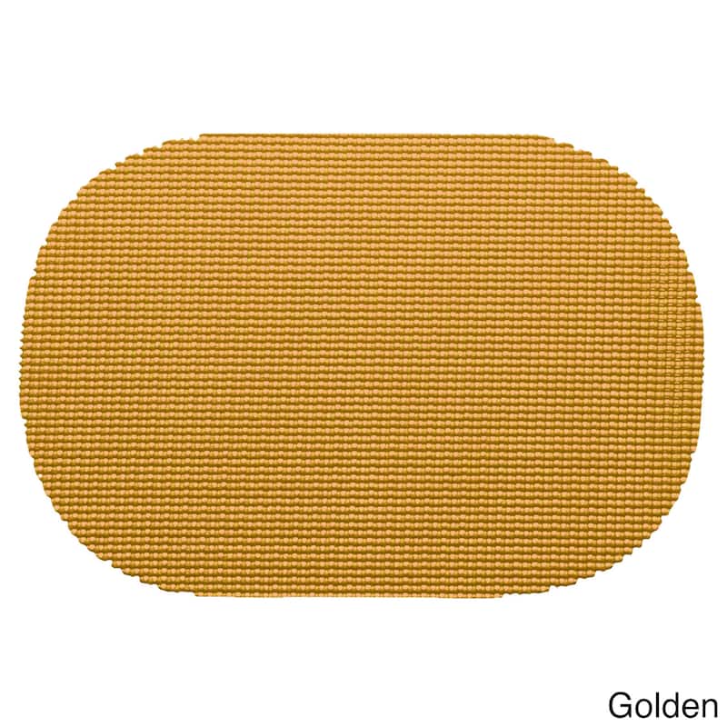 Oval Fishnet Placemat (Set of 12) - Golden