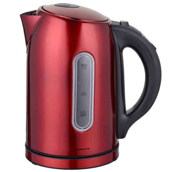 Ovente KS88R Red Stainless Steel 1.5L Digital Kettle   16954121