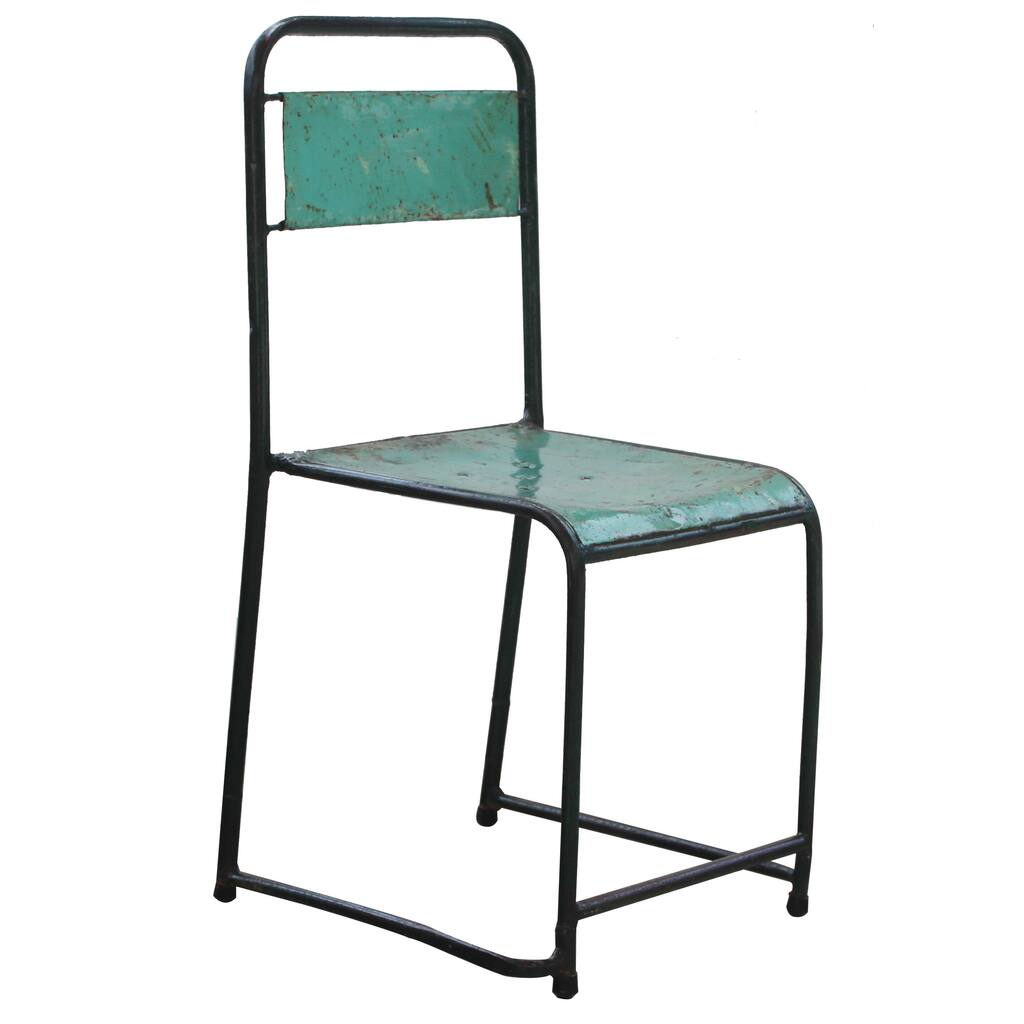 A&B Home Savannah Metal Antique Chair