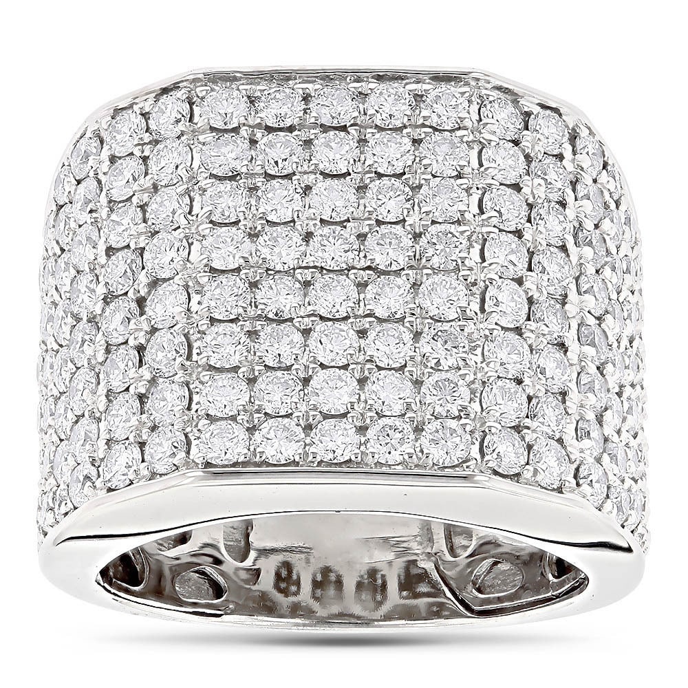 Stainless Steel Gold Color Plated Cut-out Spider Web Fancy Dome Ring