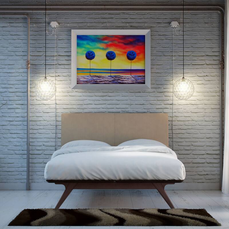Tracy Wood Bed Frame in Cappuccino Latte - Queen