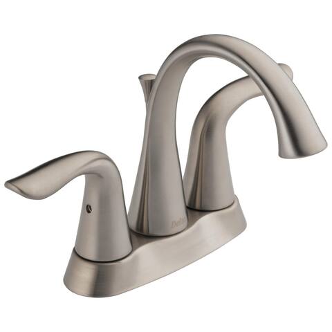Delta Lahara Two Handle Tract-Pack Centerset Bathroom Faucet 2538-SSTP-DST Stainless