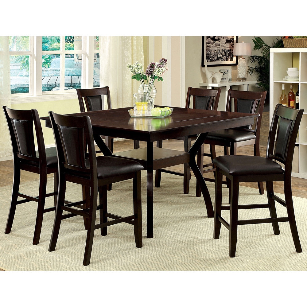 7 piece pub table and chairs