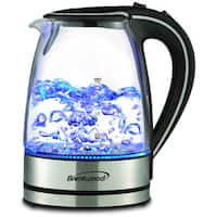 CHEFMAN 1.9 LITER CORDLESS GLASS ELECTRIC KETTLE WITH TEA INFUSER