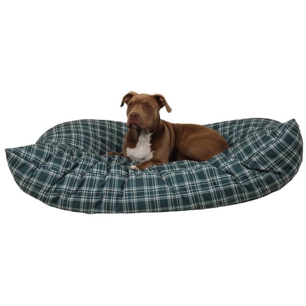 Carolina Pet Co Shebang Plaid Indoor Outdoor Dog Bed Overstock 9787890