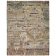 preview thumbnail 5 of 12, Nourison Dune DUN01 Area Rug 5'6" x 8' - Grey/Blue - Rectangle