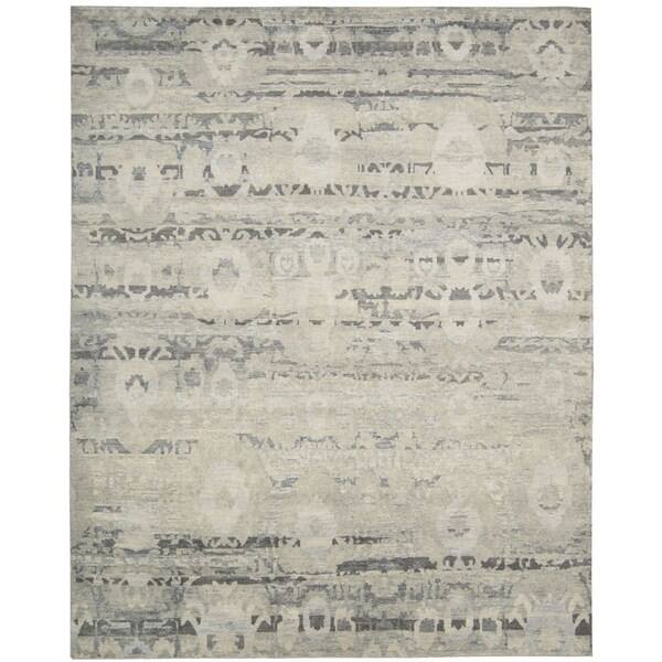 slide 2 of 10, Nourison Dune Area Rug 12' x 15' - Grey - Rectangle
