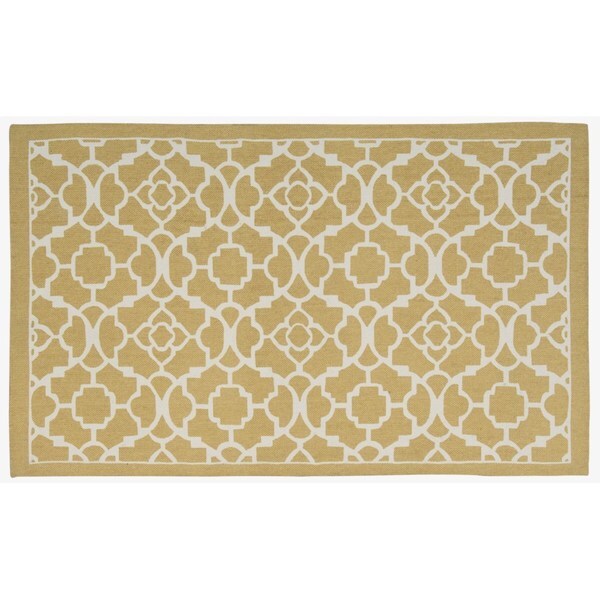 Waverly Art House Lovely Lattice Gold Area Rug by Nourison (2'3 x 3'9) - 2'3" x 3'9"