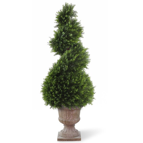 Juniper Spiral Tree with Decorative Urn - Free Shipping Today ...