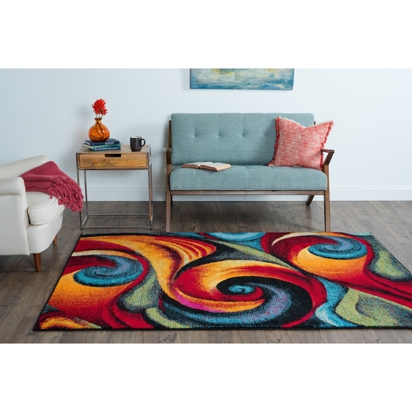 Alise Rhapsody Multi Area Rug - 7'10" x 10'3"