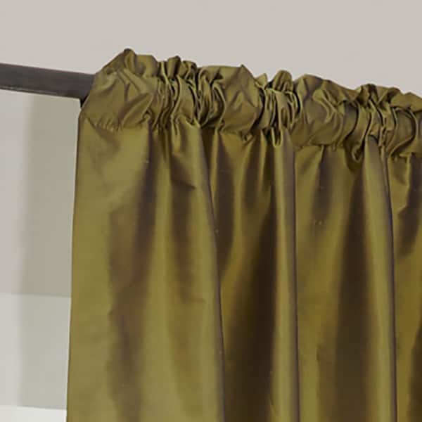 Dupioni Silk Rod Pocket 96-inch Curtain Panel - 42 x 96