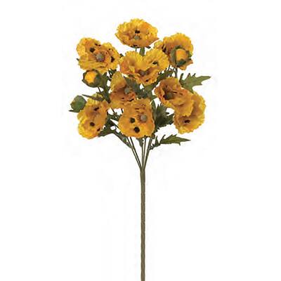 21-inch Large Poppy Bush, Pack of 6