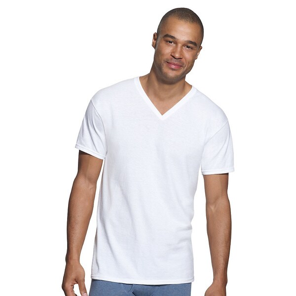 hanes v neck