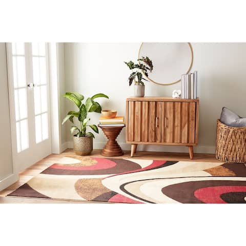 Home Dynamix Zone Asha Contemporary Animal Area Rug