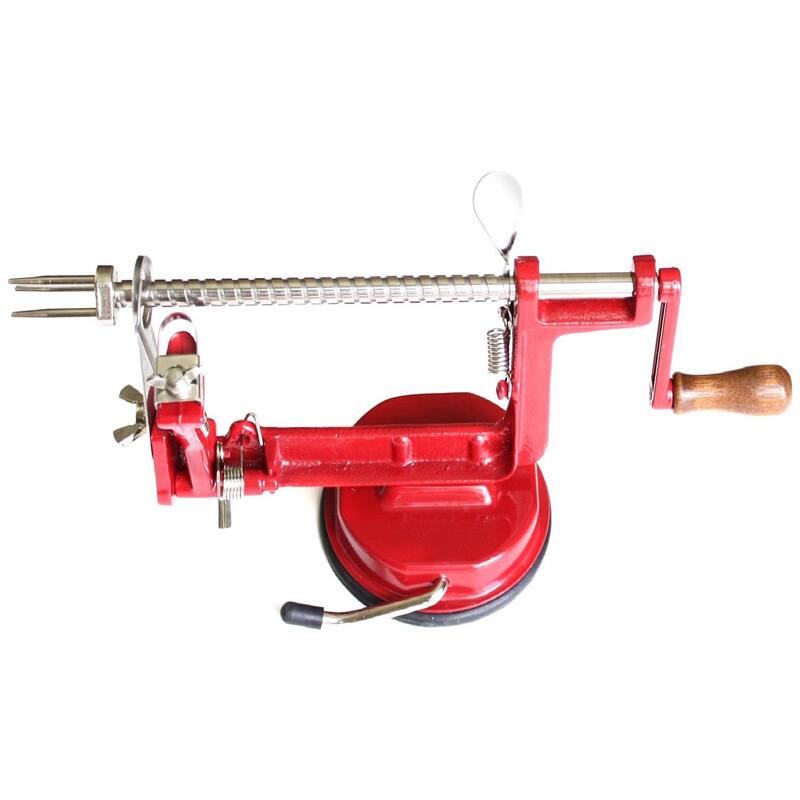 Cook N Home Red Suction Base Apple/ Potato Peeler/ Corer