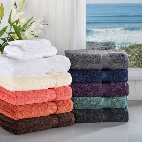 Superior Super Soft & Absorbent Zero Twist Cotton 3-piece Towel Set ...