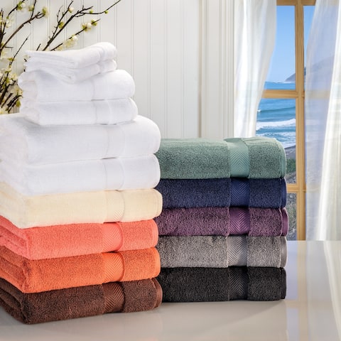 Miranda Haus Soft and Absorbent Zero Twist Cotton 6-piece Towel Set