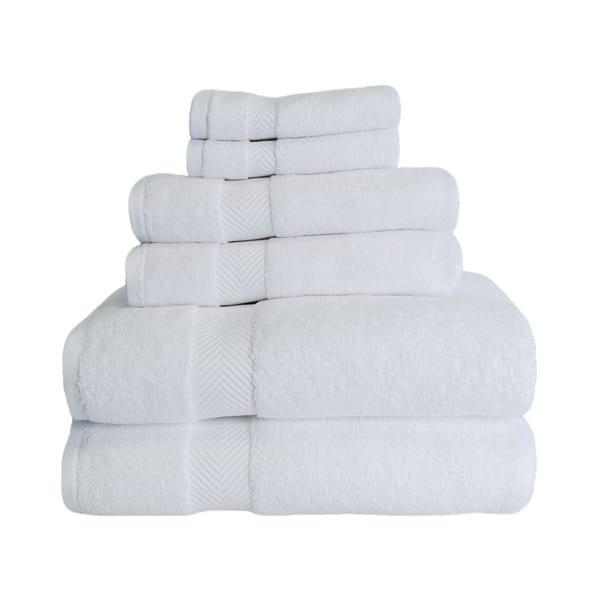 Zero Twist Cotton 6-Piece Bath Towel Set, Espresso