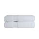 Miranda Haus Absorbent Zero Twist Cotton Bath Towel (Set of 2) - White