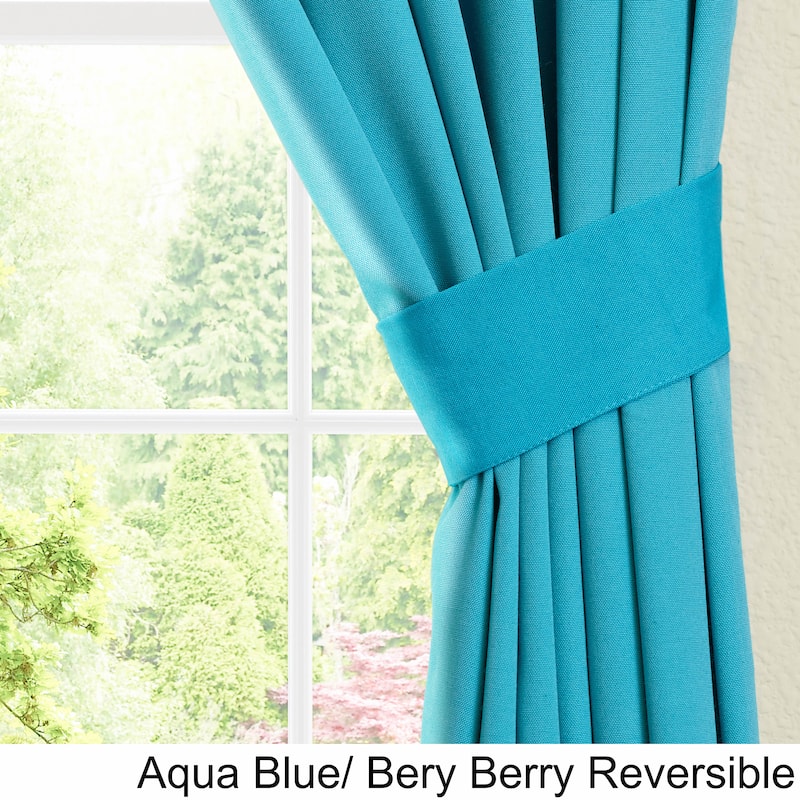 Blazing Needles 84-inch Twill Curtain Panel Pair - 52 x 84 - 52 x 84