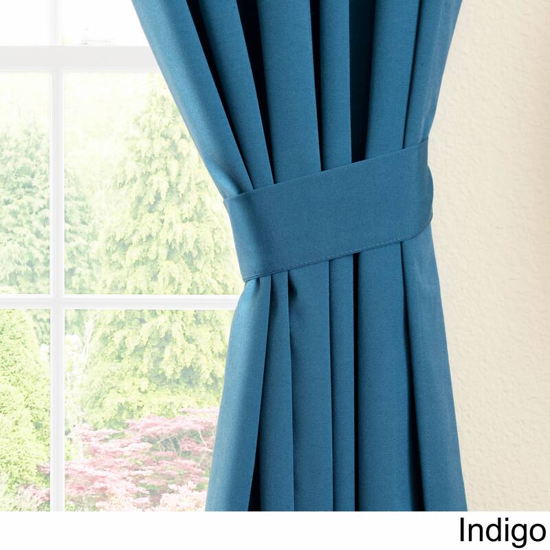 Blazing Needles 108-inch by 52-inch Twill Curtain Panels (Set of 2) - 52 x 108/108 x 52