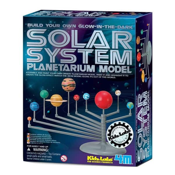 4M 3D Glow-In-The-Dark Solar System Model Making Science Kit