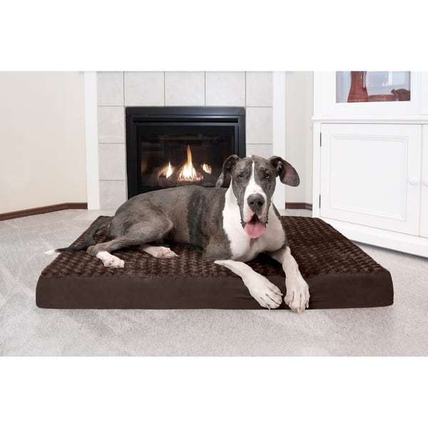 Deluxe Mattress Bed - Ultra Plush - Furhaven Pet Products - Furhaven Quilted Orthopedic Sofa Dog & Cat Bed