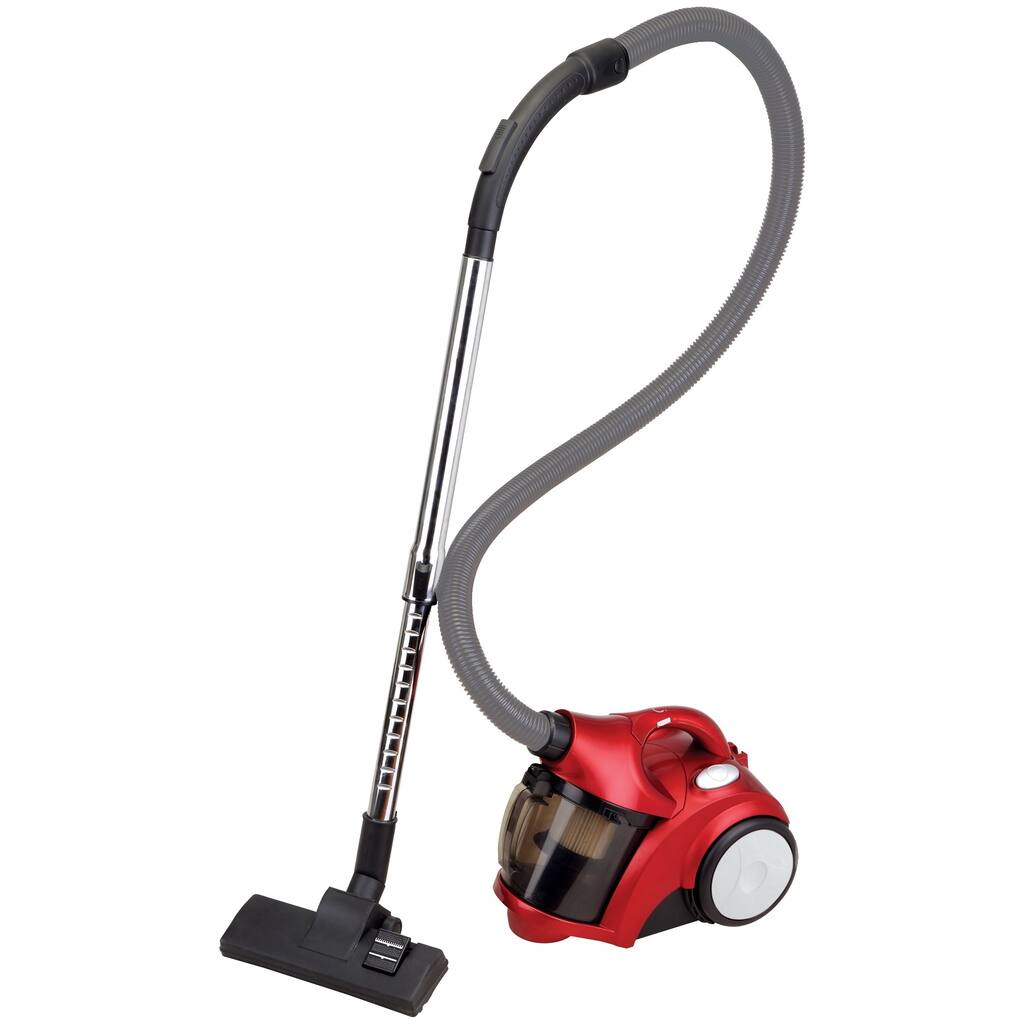 Ovente ST2500R Red Bagless Cyclonic Vacuum