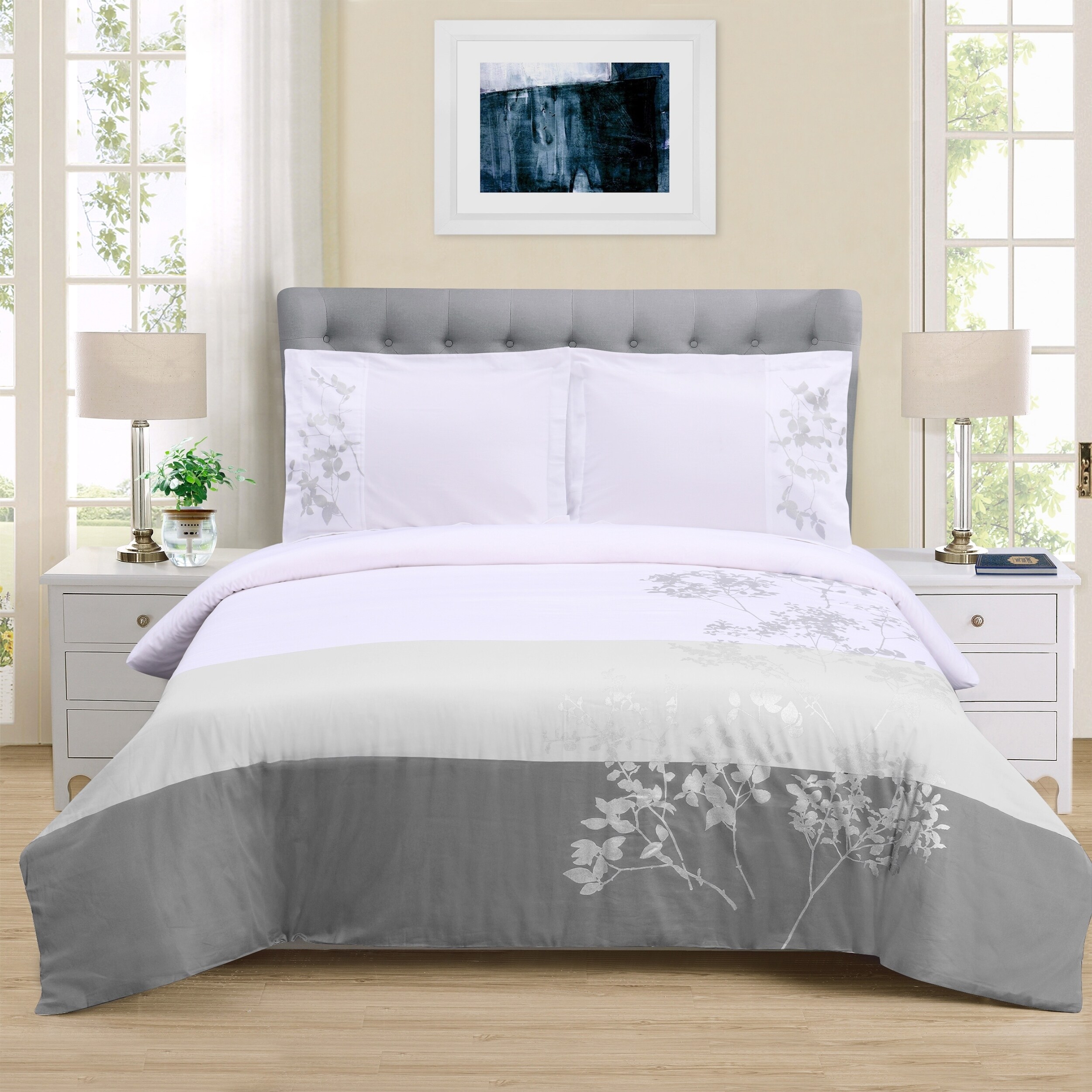 Shop Superior Sydney 3 Piece Cotton Duvet Cover Set On Sale