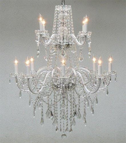 Authentic All Crystal Chandelier Lighting