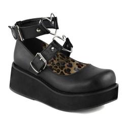 demonia flower child platform mary janes