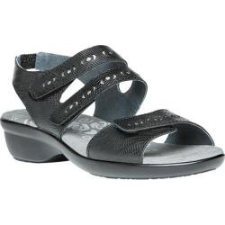 Women's Propet Madeline Black Leather - 16321456 - Overstock.com ...