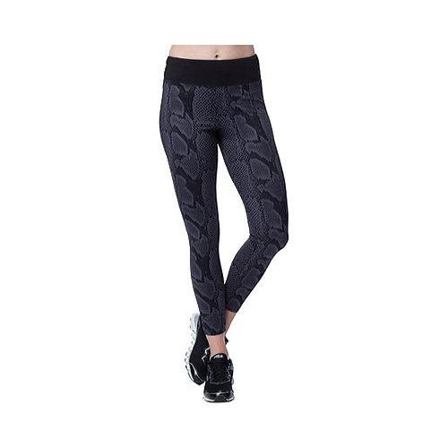 Womens Fila Animalistic Long Tight Ebony Skin Print Black Womens Fila Animalistic Long Tight Ebony Skin Print Black