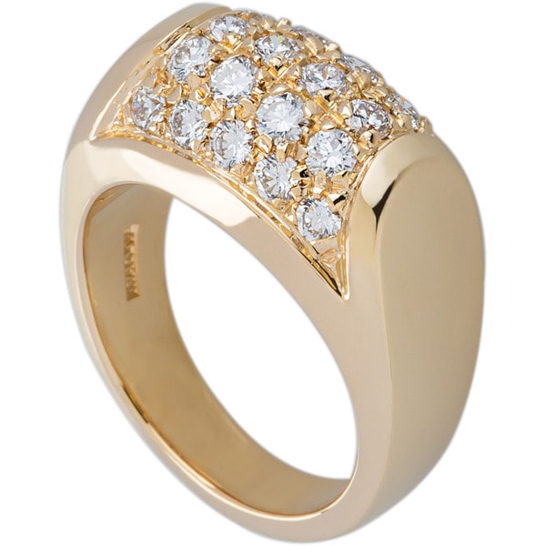 bvlgari diamond tronchetto ring
