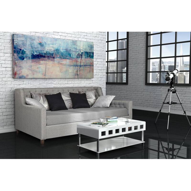 Avenue Greene Jordyn Grey Linen Upholstered Daybed