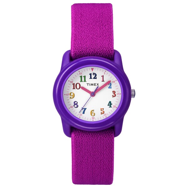 kid's digital 35mm double layer fabric strap watch
