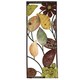 preview thumbnail 5 of 3, Distressed Metal Wild Flowers Framed Art Plaques (Set of 4)