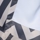 preview thumbnail 16 of 14, Awning Black & Fog White 63" Room Darkening Curtain Pair (2 Panels) - 50 x 63